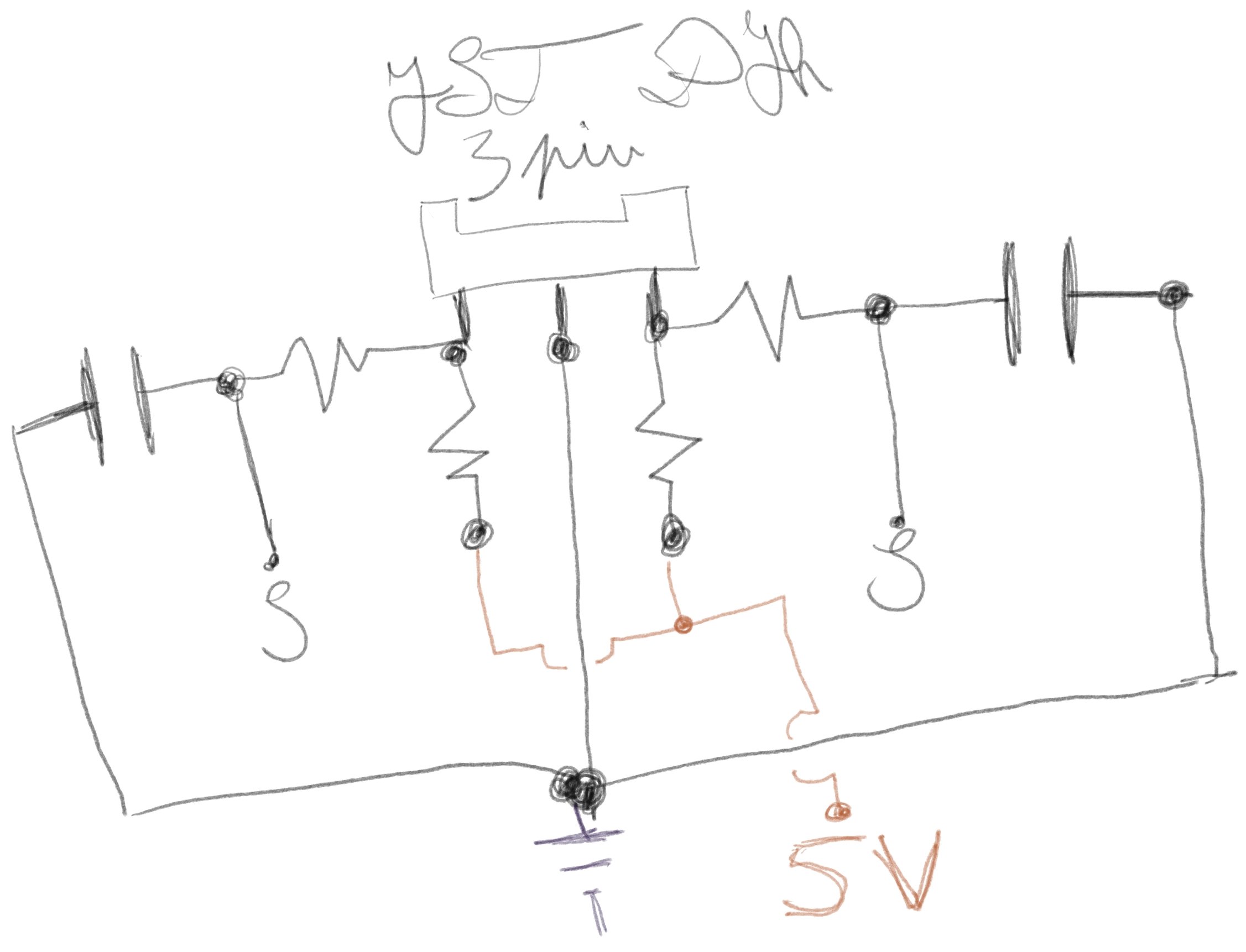 3 Pin JST-PH connectors from the rotary encoder